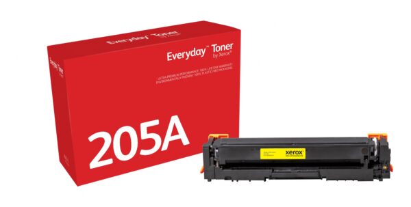 Everyday Toner EverydayAmarillo di Xerox compatibile con HP 205A (CF532A), Capacidad estándar