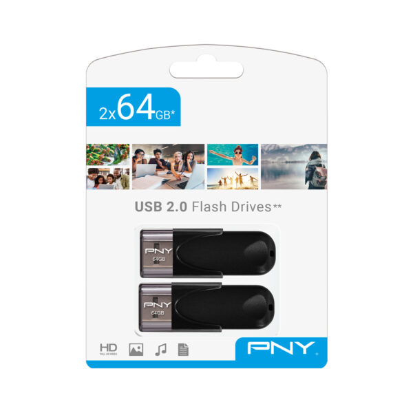 Attaché 4 2.0 64GB unidad flash USB USB tipo A Negro