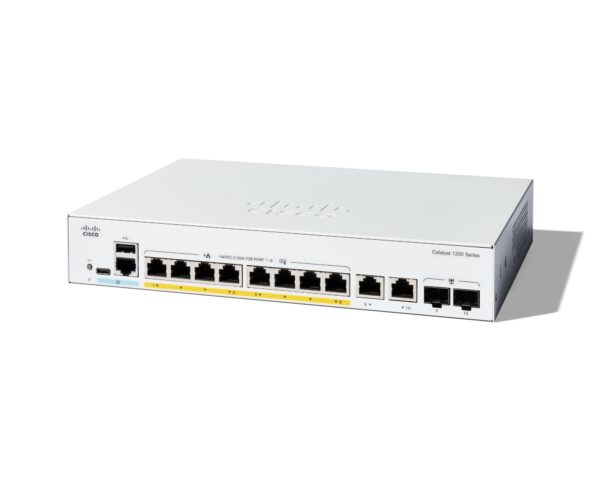 C1200-8P-E-2G switch Gestionado L2/L3 Gigabit Ethernet (10/100/1000) Blanco
