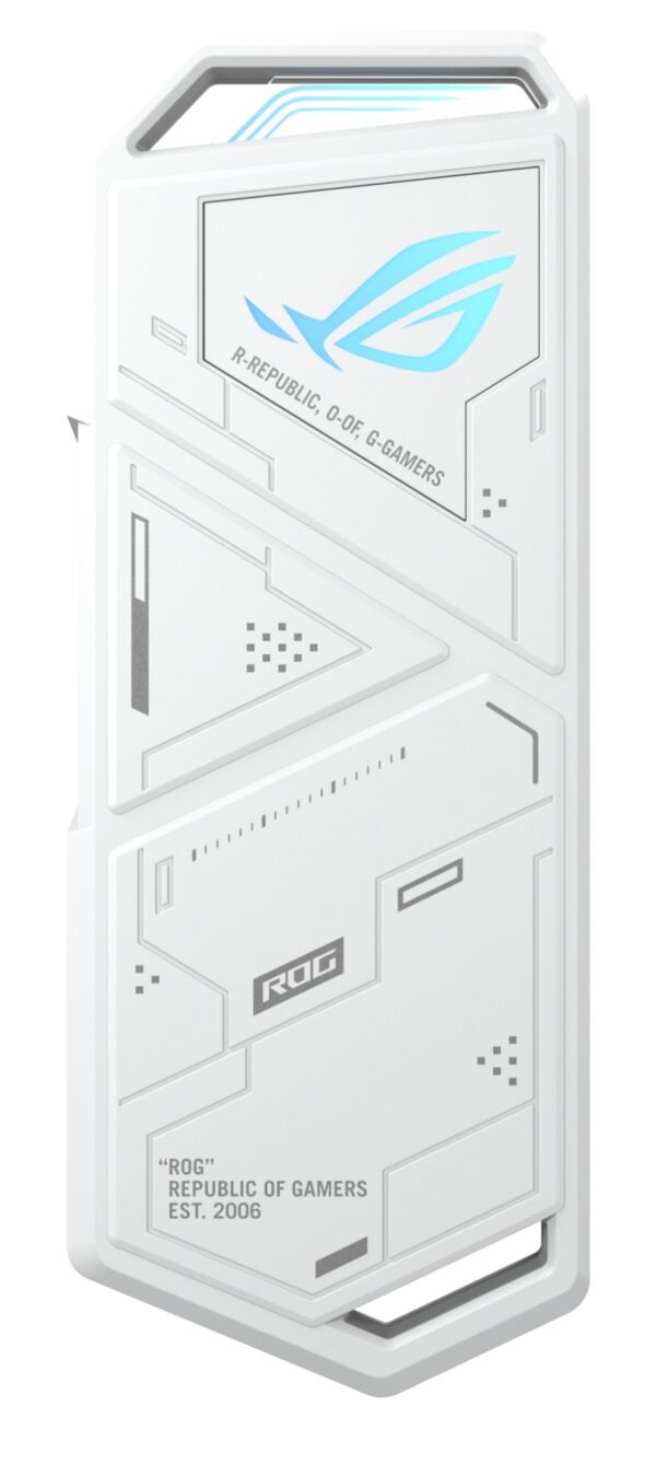 ROG Strix Arion White Edition Caja externa para unidad de estado sólido (SSD) Blanco M.2