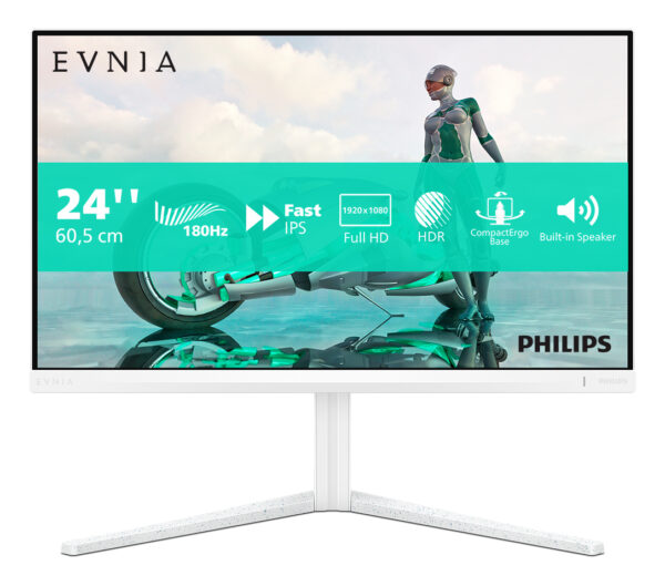 Evnia 24M2N3201A/00 pantalla para PC 60,5 cm (23.8") 1920 x 1080 Pixeles Full HD LCD Blanco