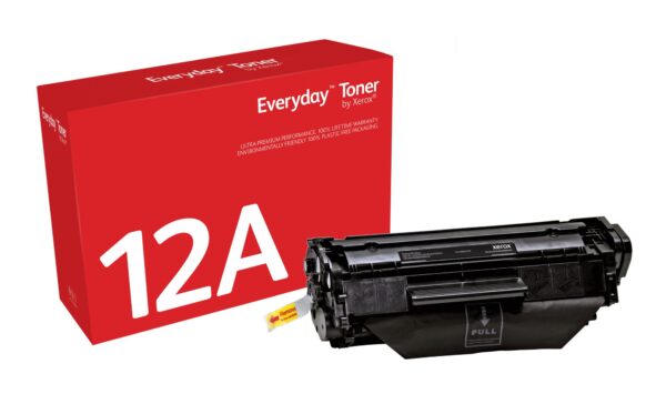 Everyday Toner EverydayNegro di Xerox compatibile con HP 12A (Q2612A), Capacidad estándar