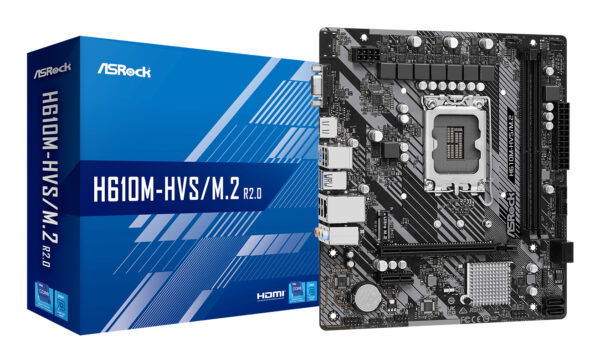 H610M-HVS/M.2 R2.0 Intel H610 LGA 1700 micro ATX