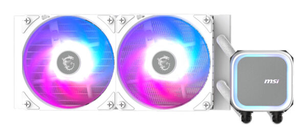 MAG Coreliquid A13 240 WHITE Placa base, Procesador Sistema de refrigeración líquida todo en uno 12 cm Blanco 1 pieza(s)