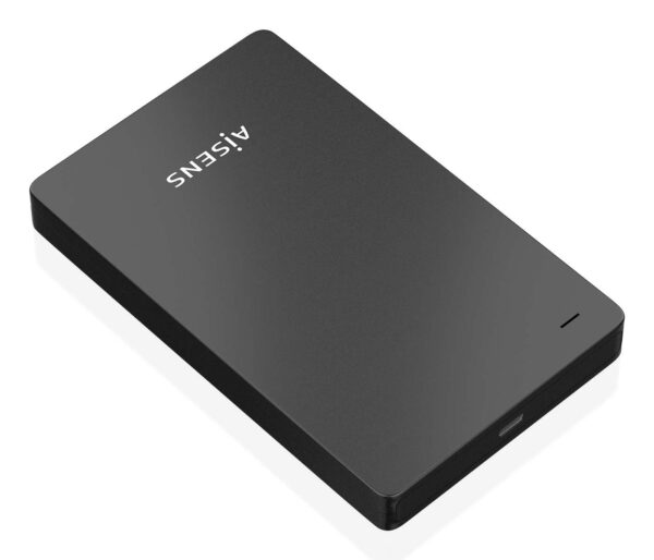 Caja Externa 2.5? 9.5mm SATA a USB-C USB3.1 Gen1, Negra