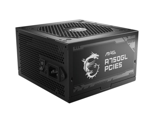 MAG A750GL PCIE5 unidad de fuente de alimentación 750 W 20+4 pin ATX ATX Negro
