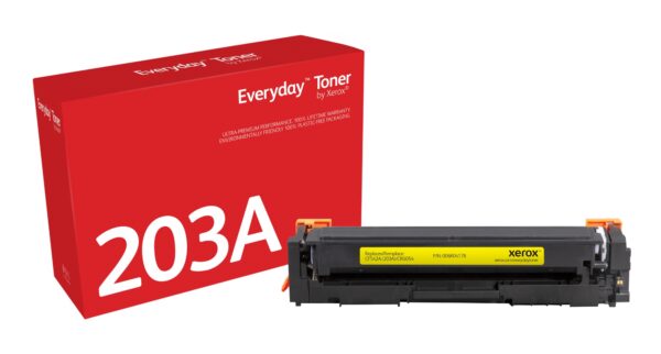 Everyday Toner EverydayAmarillo di Xerox compatibile con HP 203A (CF542A), Capacidad estándar