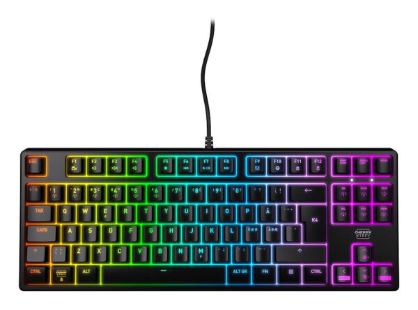 XTRFY K4V2 RGB TKL teclado Juego USB QWERTY Español Negro