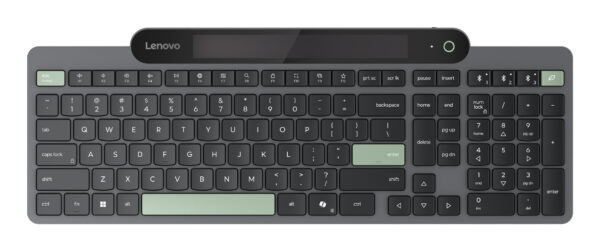 Self-Charging Bluetooth (ES 172) teclado Hogar / Oficina Español Negro, Verde
