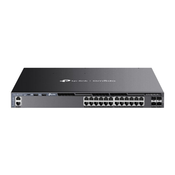 Omada SG6428XHP switch Gestionado L3 Gigabit Ethernet (10/100/1000) Energía sobre Ethernet (PoE) 1U Negro