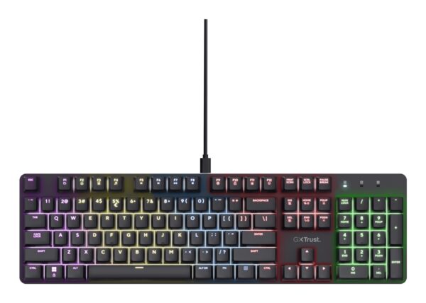 GXT 871 Zora teclado Juego USB QWERTY Español Negro