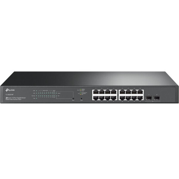 JetStream TL-SG2218P switch Gestionado L2/L2+ Gigabit Ethernet (10/100/1000) Energía sobre Ethernet (PoE) 1U Negro