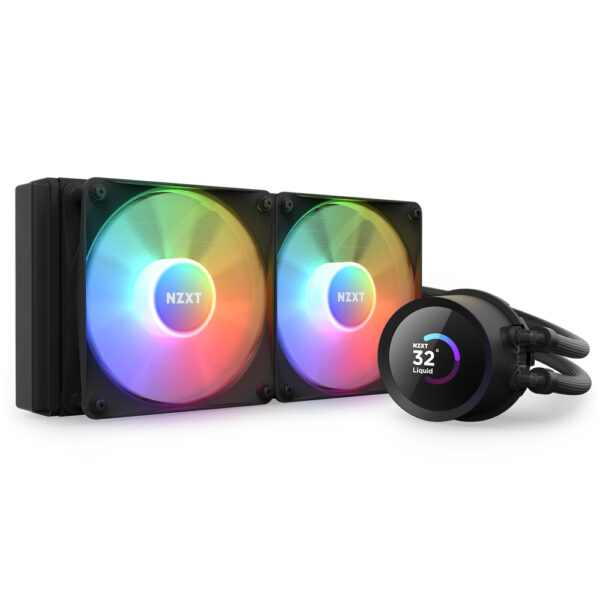 Kraken 240 RGB Procesador Sistema de refrigeración líquida todo en uno 12 cm Negro 1 pieza(s)