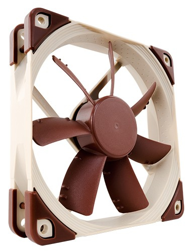 NF-S12A ULN Carcasa del ordenador Ventilador 12 cm Beige, Marrón