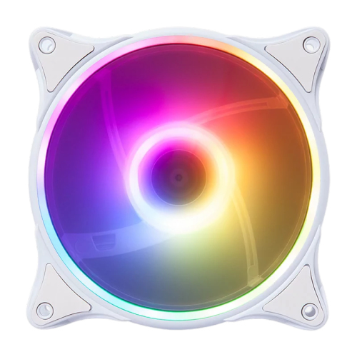 N18 ARGB Carcasa del ordenador Ventilador 12 cm Blanco