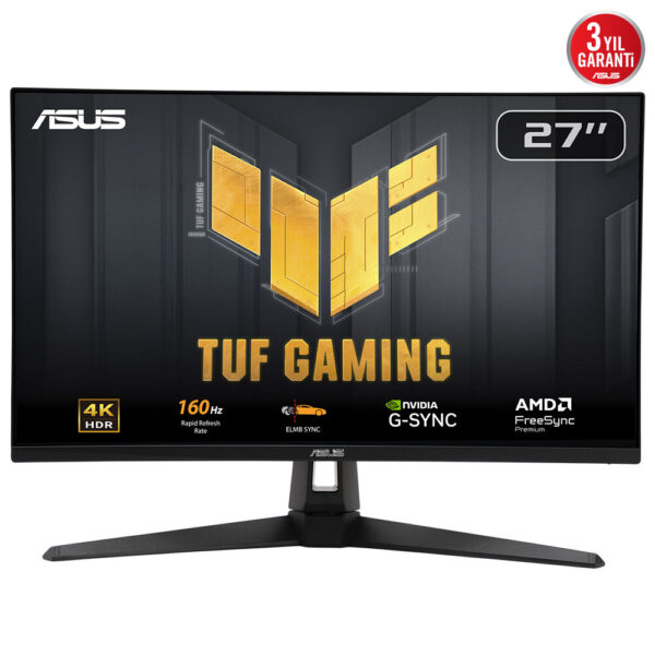 TUF Gaming VG27UQ1A pantalla para PC 68,6 cm (27") 3840 x 2160 Pixeles 4K Ultra HD LCD Negro