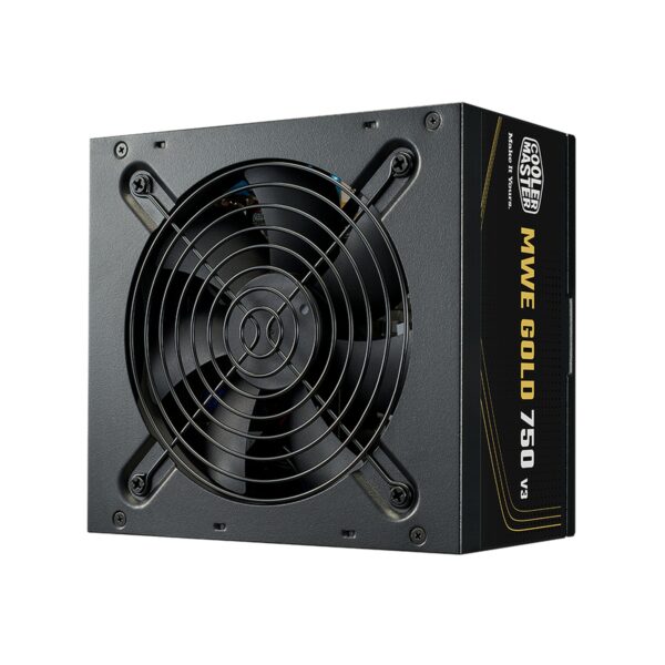 MWE Gold V3 ATX 3.1 Non-Modular Series unidad de fuente de alimentación 750 W 24-pin ATX Negro