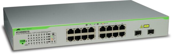 AT-GS950/16-50 Gestionado L2 Gigabit Ethernet (10/100/1000) 1U Blanco