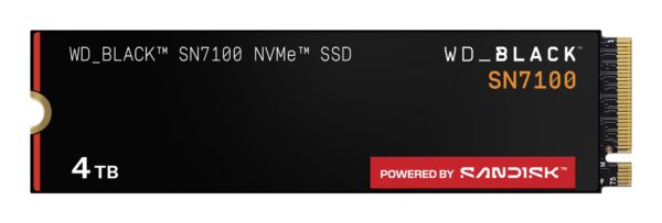 Black WD_BLACK SN7100 NVMe 4 TB M.2 PCI Express 4.0 3D TLC NAND