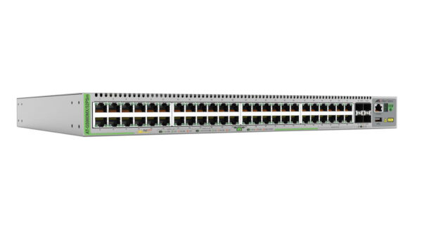 AT-GS980MX/52PSM-50 switch Gestionado L3 10G Ethernet (100/1000/10000) Energía sobre Ethernet (PoE) Gris