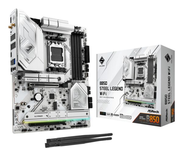 B850 Steel Legend WiFi AMD B850 Zócalo AM5 ATX