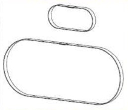 P1046696-146 printer/scanner spare part/accessory Cinturón 2 pieza(s)