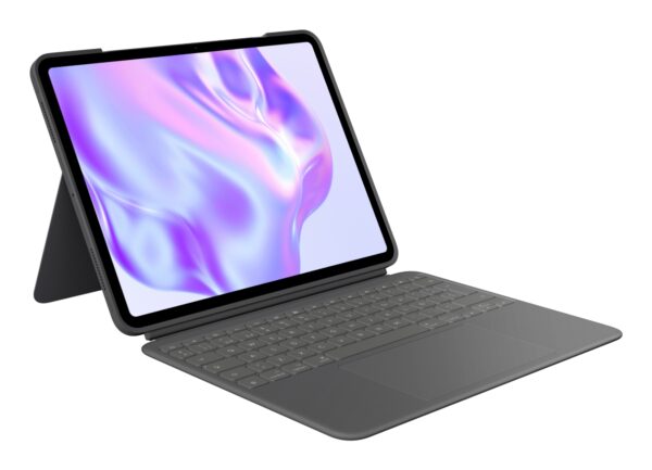 Combo Touch, funda con teclado, iPad Pro 13 pulgadas (M4)(2024) - Teclado retroiluminado extraíble con soporte abatible, escritura cómoda, modo multiuso, Disposición QWERTY Español - Grafito
