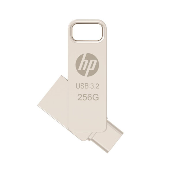 HP x206C unidad flash USB 256 GB USB Type-A / USB Type-C 3.2 Gen 1 (3.1 Gen 1) Plata
