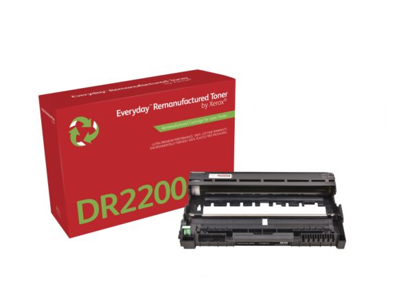 Unidad de imagen Everyday Mono remanufacturada de es compatible con Brother DR2200, Capacidad estándar