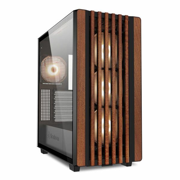 REBEL C70G RGB Full Tower Negro, Madera