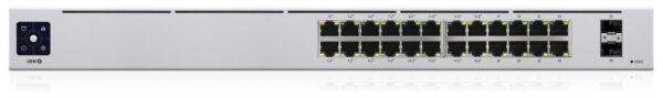 UniFi 24-Port PoE Gestionado L2/L3 Gigabit Ethernet (10/100/1000) Energía sobre Ethernet (PoE) 1U Plata