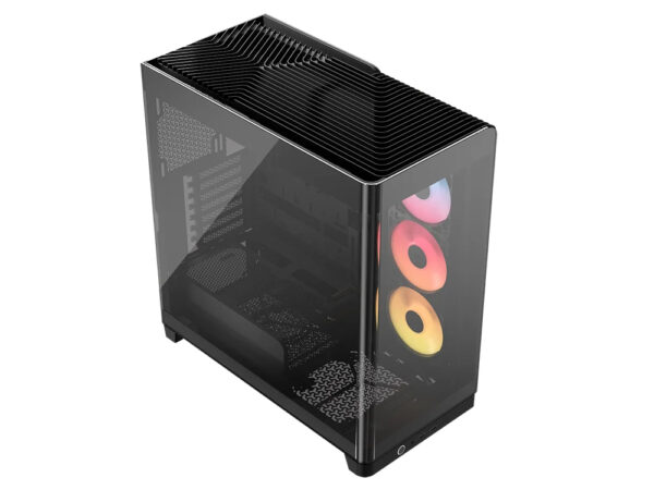 4500X RS-R ARGB Tempered Glass Mid-Tower, Black Midi Tower Negro