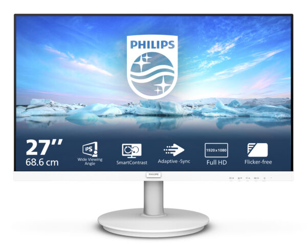V Line 271V8AW/00 pantalla para PC 68,6 cm (27") 1920 x 1080 Pixeles Full HD LCD Blanco