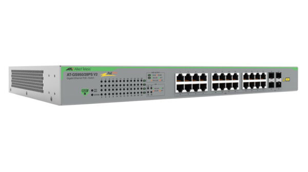 AT-GS950/28PSV2-50 switch No administrado Gigabit Ethernet (10/100/1000) Energía sobre Ethernet (PoE) Gris