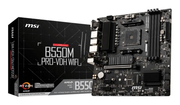 B550M PRO-VDH WIFI placa base AMD B550 Zócalo AM4 micro ATX