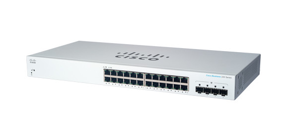 CBS220-24T-4G Gestionado L2 Gigabit Ethernet (10/100/1000) 1U Blanco