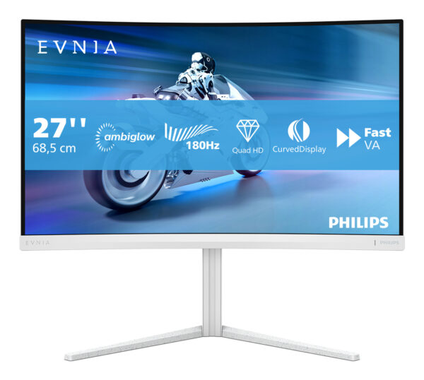 Evnia 5000 27M2C5501/00 pantalla para PC 68,6 cm (27") 2560 x 1440 Pixeles Quad HD LCD Blanco