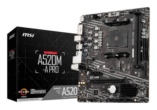 A520M-A PRO placa base AMD A520 Zócalo AM4 micro ATX