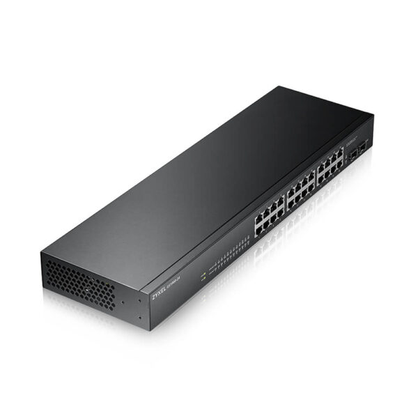 GS-1900-24 v2 Gestionado L2 Gigabit Ethernet (10/100/1000) 1U Negro