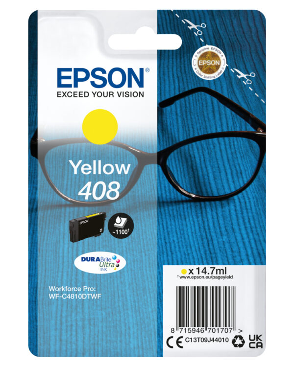 Singlepack Yellow 408 DURABrite Ultra Ink