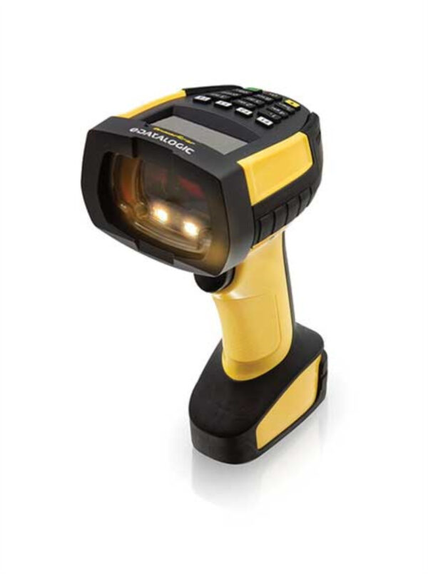 PM9600-DKHP433RB lector de código de barras Lector de códigos de barras portátil 1D/2D Laser Negro, Amarillo