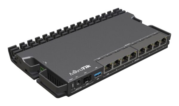 RB5009UPR+S+IN router 2.5 Gigabit Ethernet, Gigabit Ethernet Negro