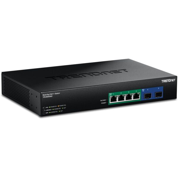 TPE-BG5062 switch No administrado 2.5G Ethernet (100/1000/2500) Energía sobre Ethernet (PoE) Negro