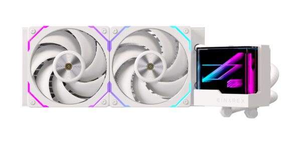 EXWC-VX-1240R-W sistema de refrigeración para ordenador Procesador Sistema de refrigeración líquida todo en uno 12 cm Blanco