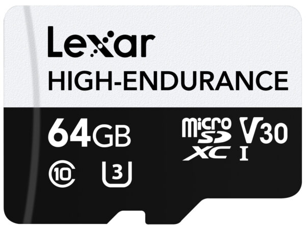 High-Endurance 64 GB MicroSDXC UHS-I Clase 10