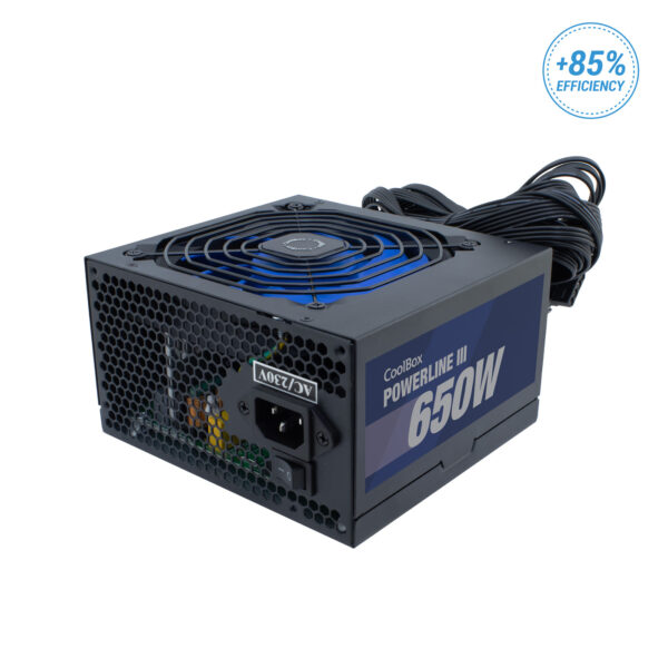 FUENTE DE ALIMENTACION ATX POWERLINE III 650W 85I (115V-230V)