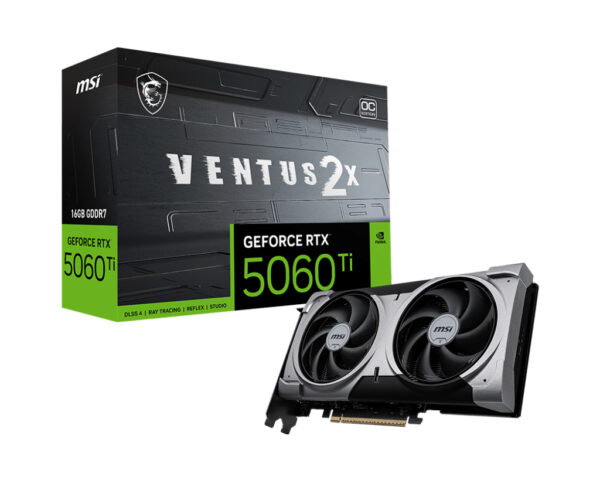 VENTUS GeForce RTX 5060 TI 16G 2X OC PLUS NVIDIA 16 GB GDDR7