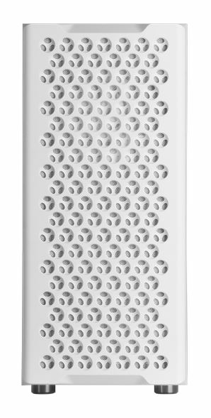 MC-iPRO, Caja Profesional ATX, Rejilla Frontal de Malla 3D, Ventana Lateral Cristal Templado, Ventilador FDB Ultrasilencioso 12cm, Caja PC con Soporte Refrigeración Líquida, Blanco