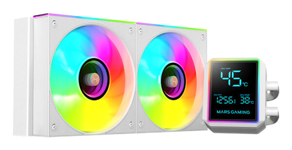 ML-LCDPRO240W Procesador Kit de refrigeración líquida 12 cm Blanco 1 pieza(s)