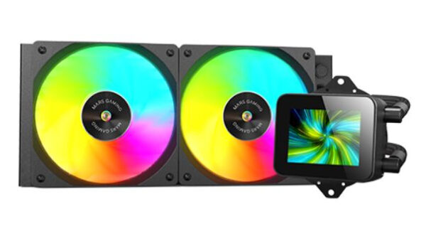 MLVISION240 sistema de refrigeración para ordenador Procesador Sistema de refrigeración líquida todo en uno 12 cm Negro